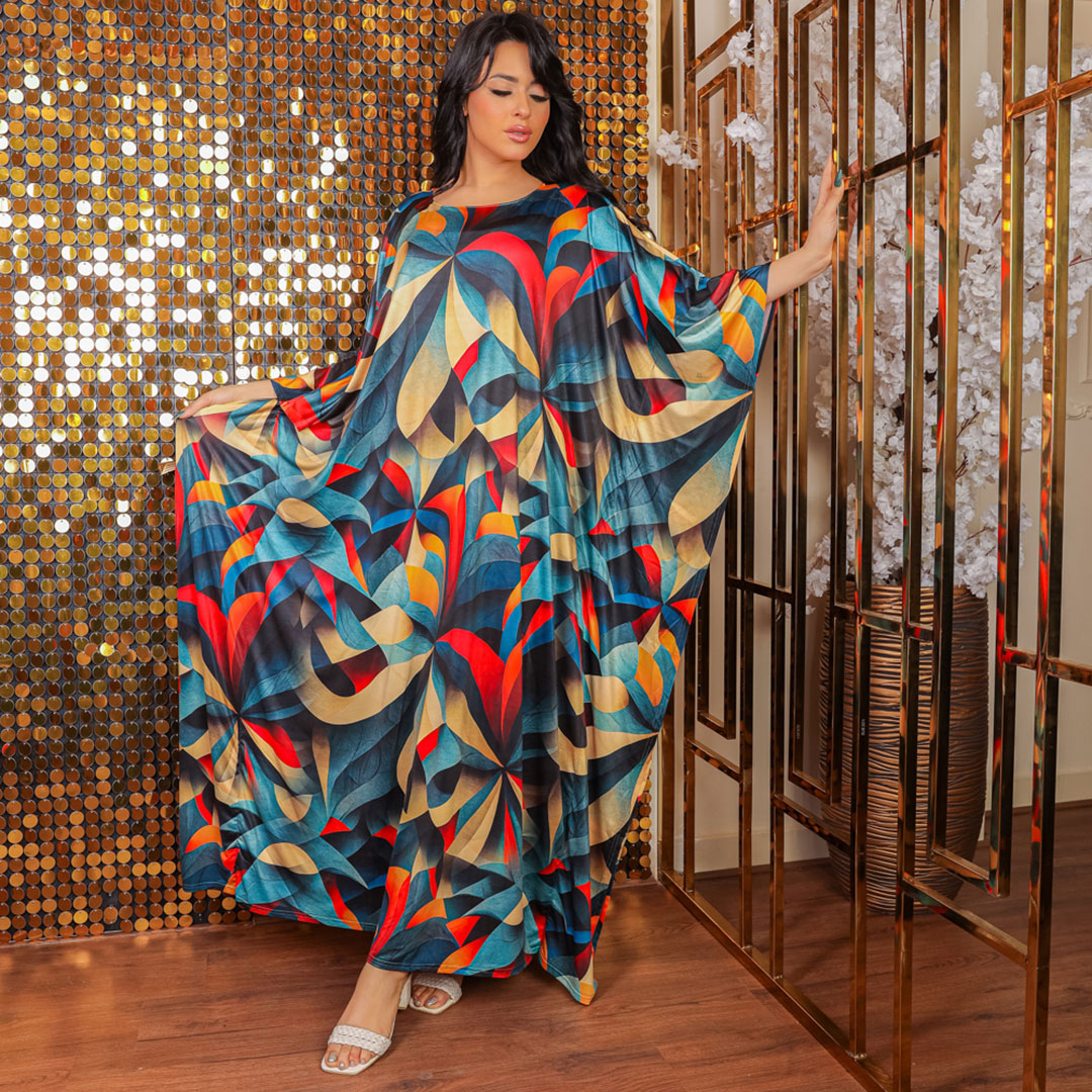 Dubai Jersey Jalabiya- Printed