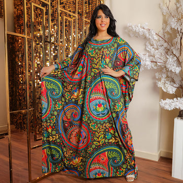 Dubai Jersey Jalabiya- Printed