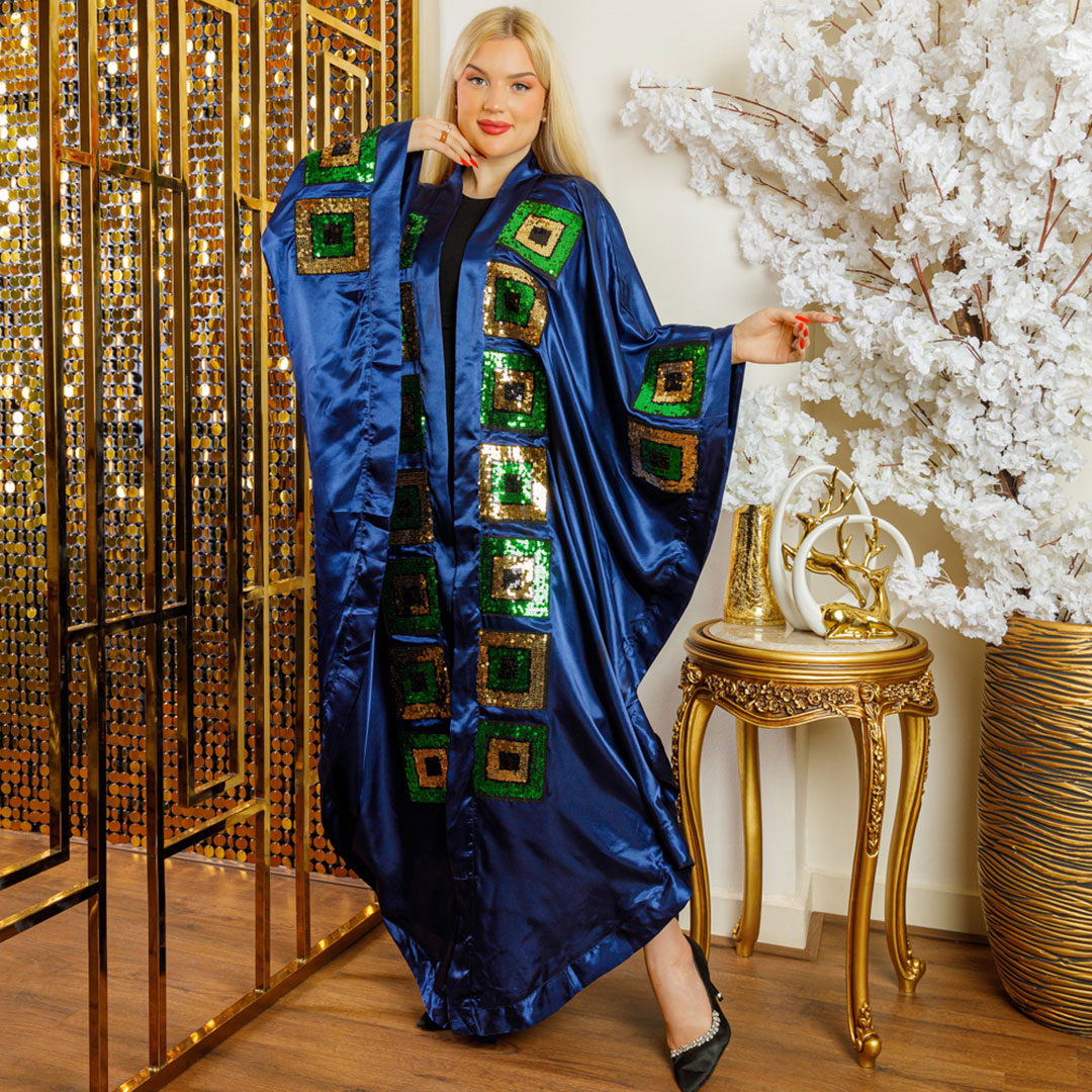 قفطان دبي حرير ستان - تطريز