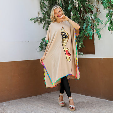 Crepe Blouse -Embroidered