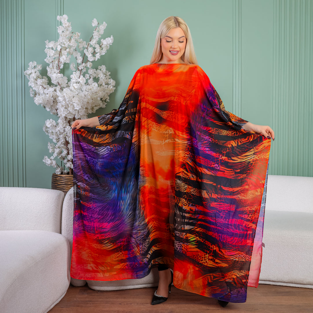 Chiffon Cover up - printed