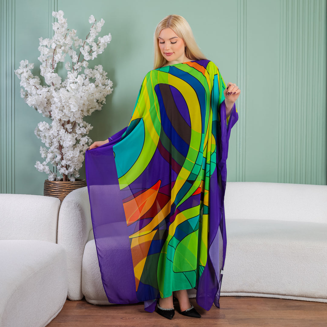 Chiffon Cover up - printed