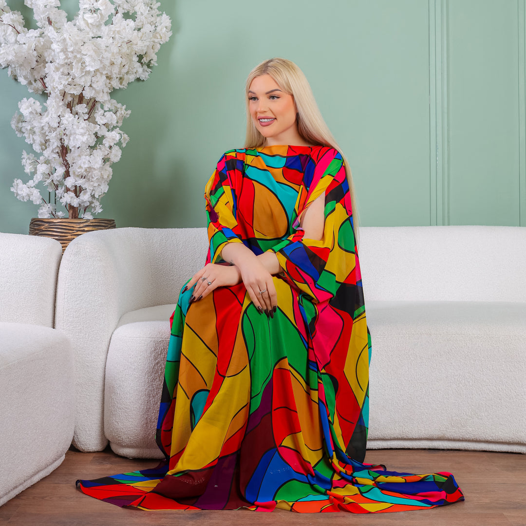 Chiffon Cover up - printed