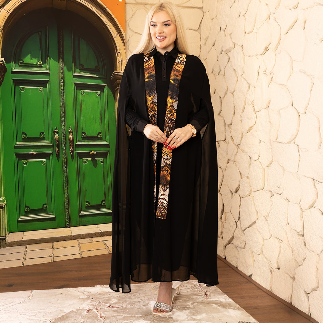 قفطان كويتي شيفون