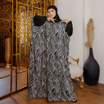 Practical Kuwaiti Jersey prayer dress with headscarf
