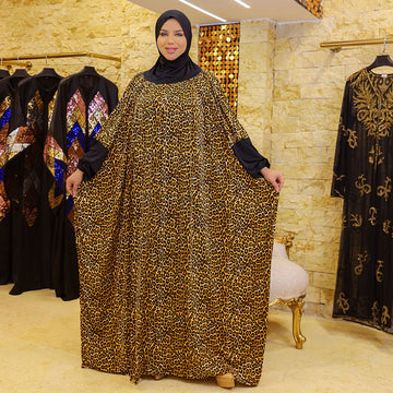 Practical Kuwaiti Jersey prayer dress with headscarf