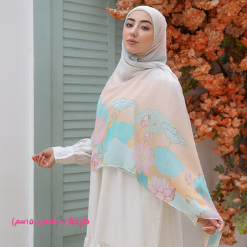 Square Chiffon Hijab - Printed