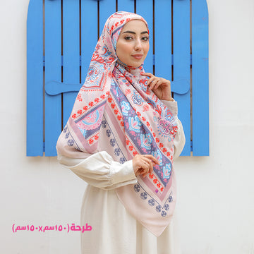 Square Chiffon Hijab - Printed