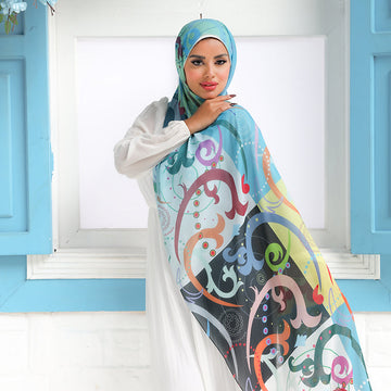 Chiffon Hijab -Printed