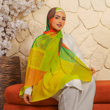 Chiffon Hijab -Printed