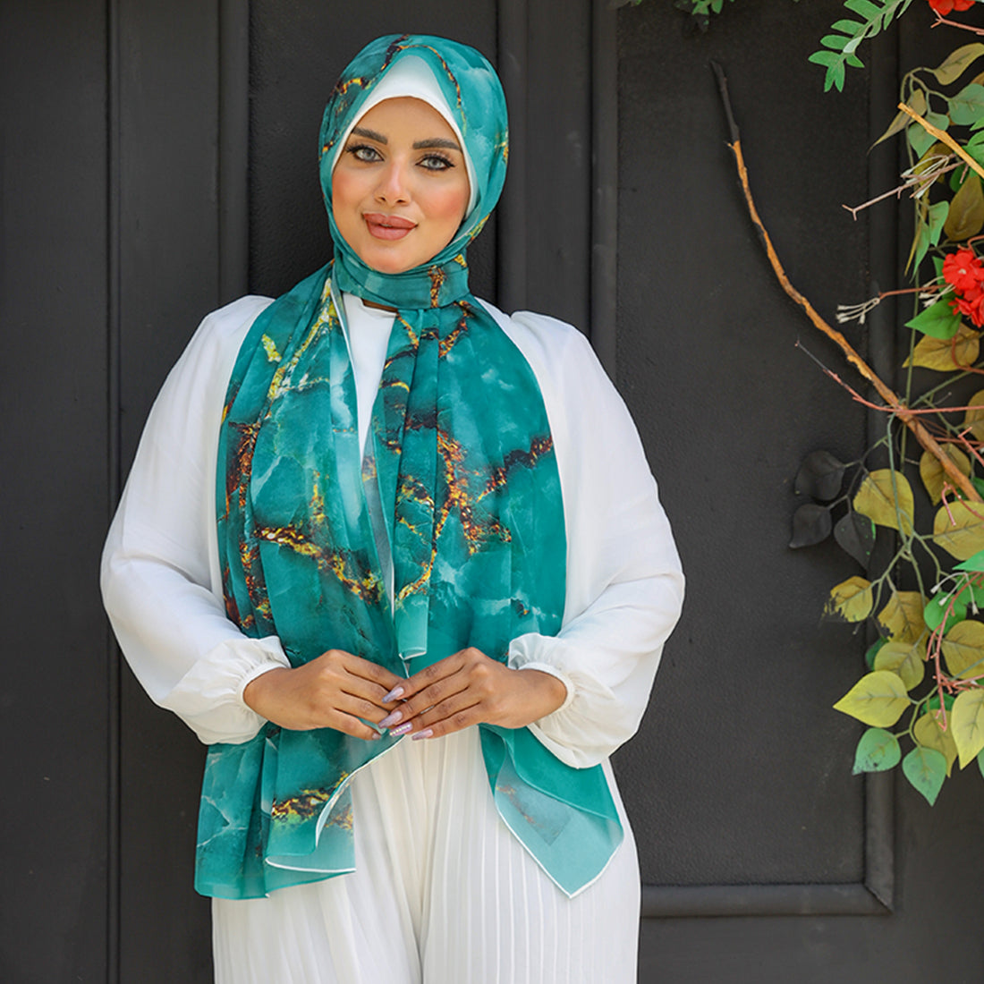 Chiffon Hijab -Printed
