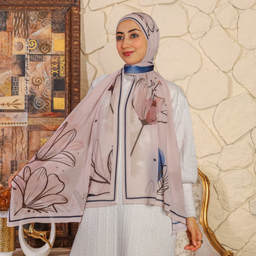 Chiffon Hijab -Printed