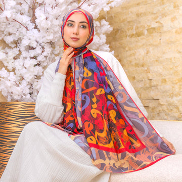 Chiffon Hijab -Printed