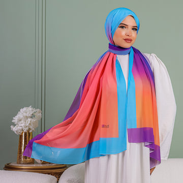 Chiffon Hijab -Printed