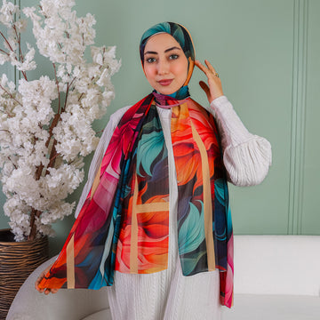 Chiffon Hijab -Printed