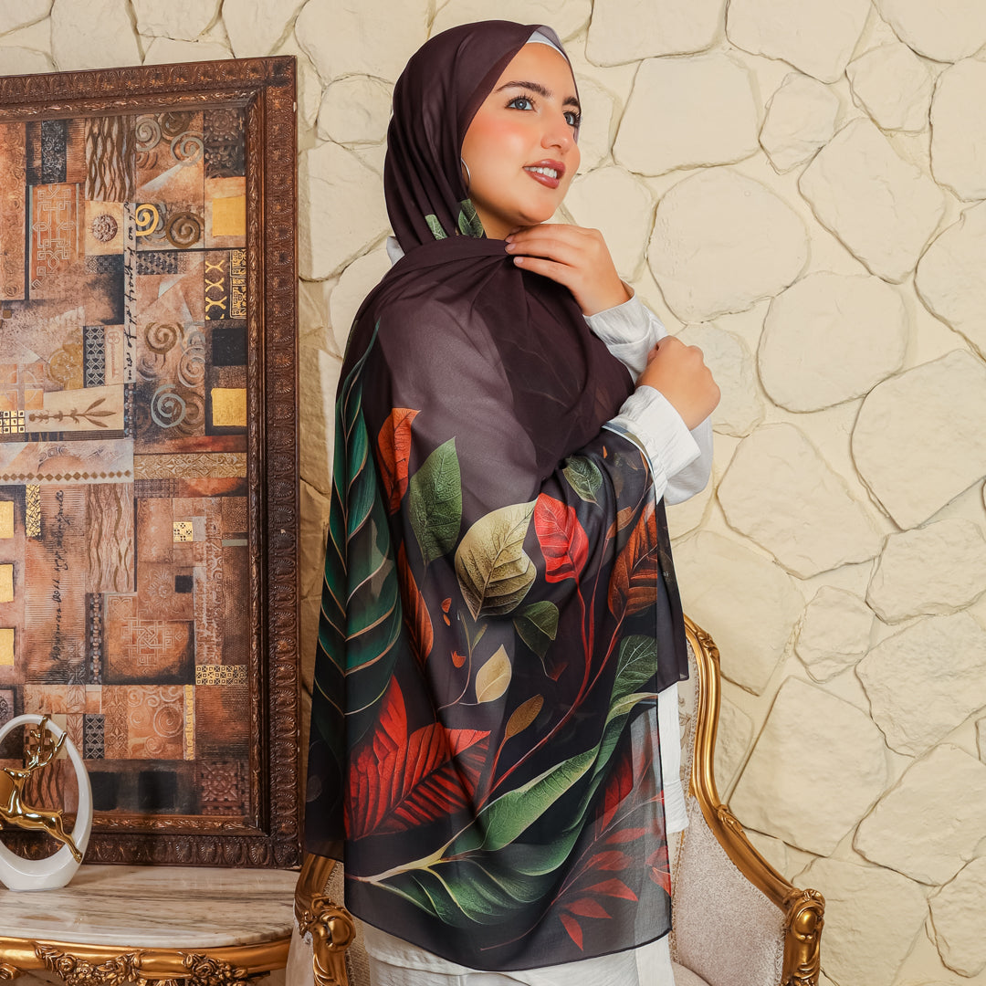 Chiffon Hijab -Printed