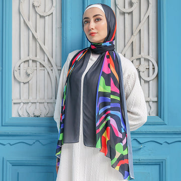 Chiffon Hijab -Printed