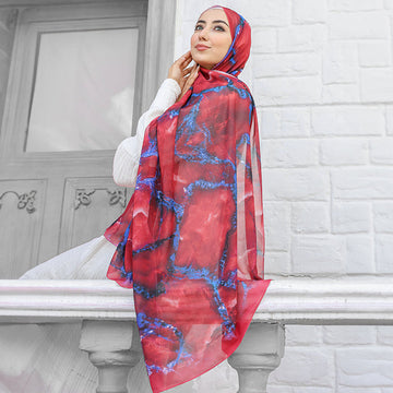 Chiffon Hijab -Printed