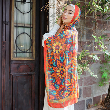 Chiffon Hijab -Printed