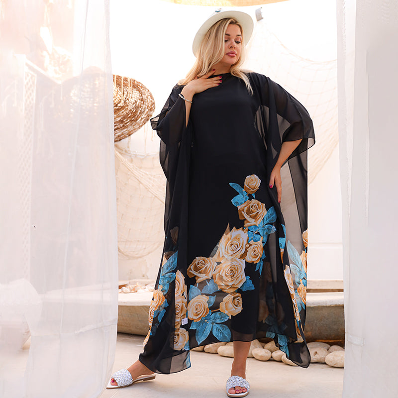 Cover up chiffon - printed