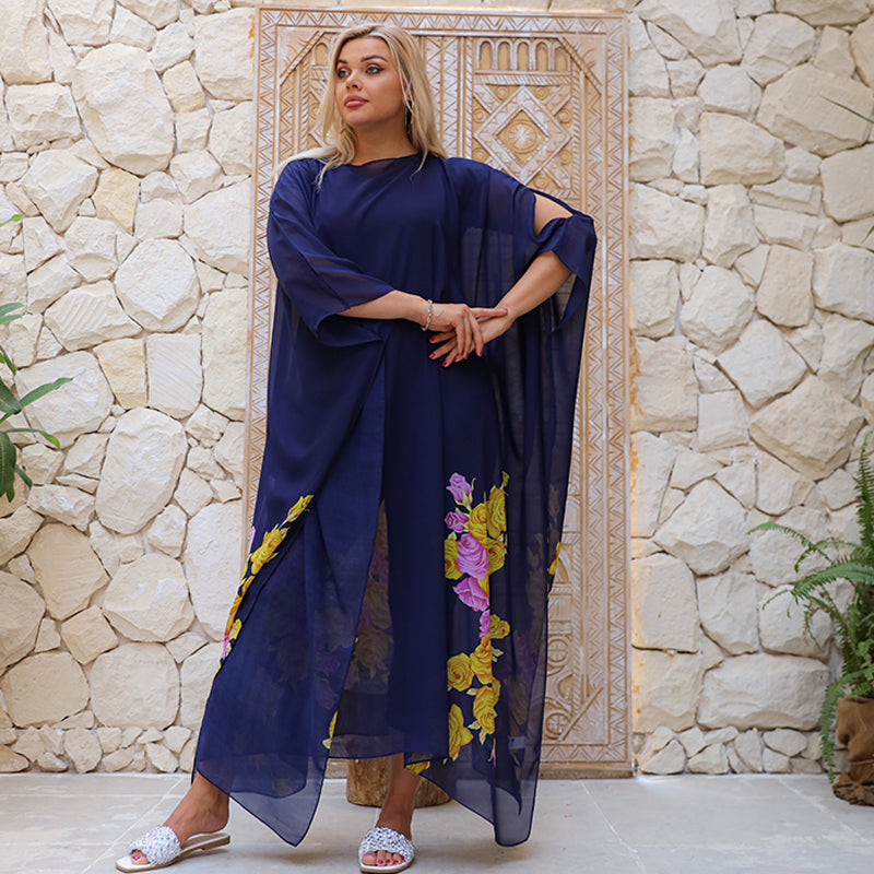 Cover up chiffon - printed