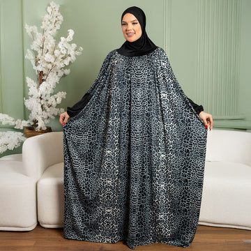 Practical Kuwaiti Jersey prayer dress with headscarf