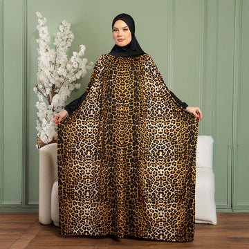 Practical Kuwaiti Jersey prayer dress with headscarf