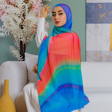 Chiffon Hijab -Printed