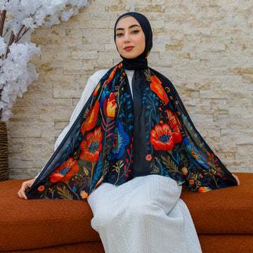 Chiffon Hijab -Printed