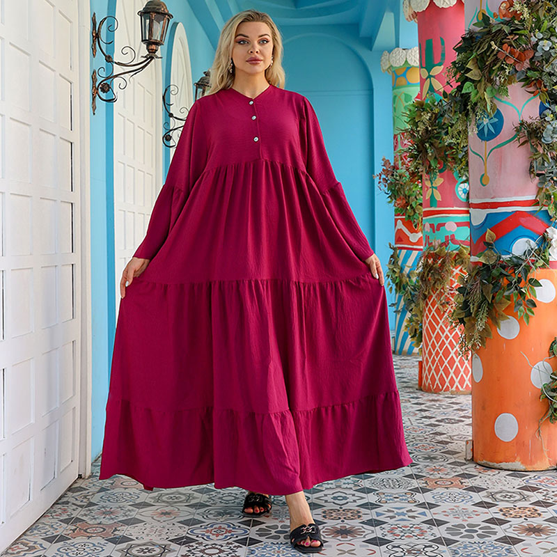 فستان كريب - سادة