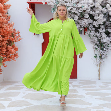 فستان كريب - سادة