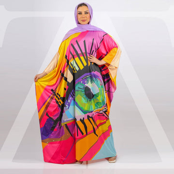 Dubai Jersey Jalabiya- Printed