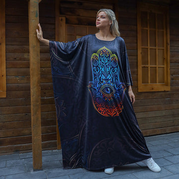 Dubai Jersey Jalabiya- Printed