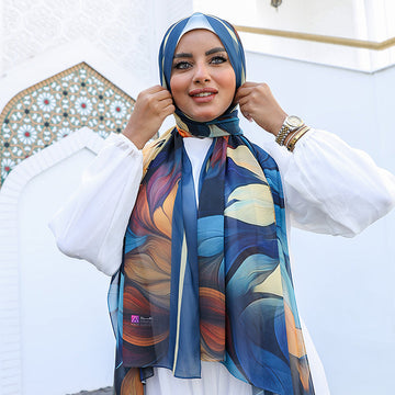 Chiffon Hijab -Printed