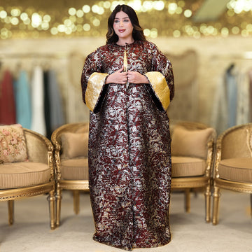 Brocade Soirée set (two-piece)