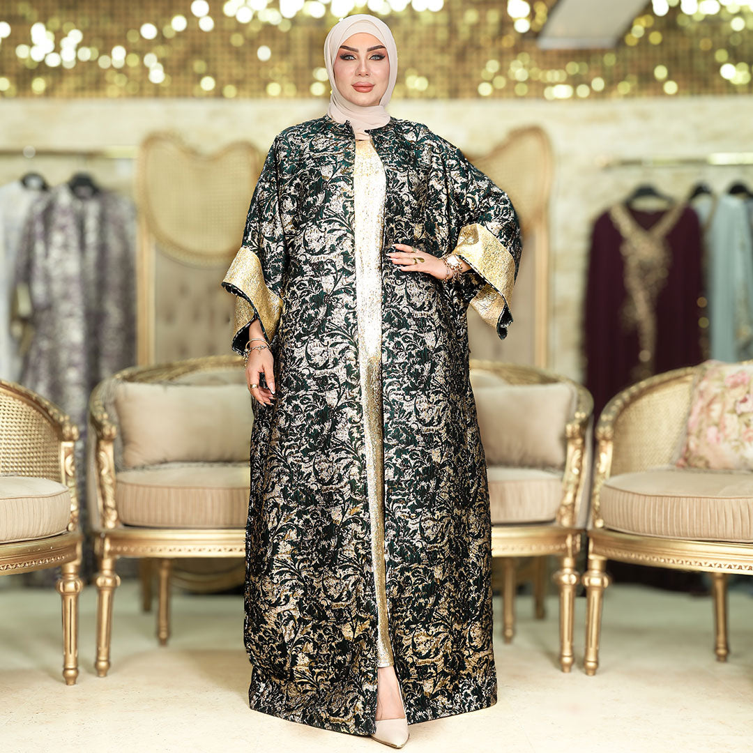 Brocade Soirée set (two-piece)