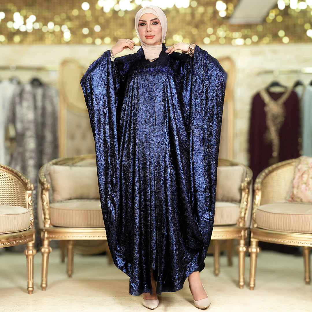 Shiny Emirati Kaftan Set(two-piece)