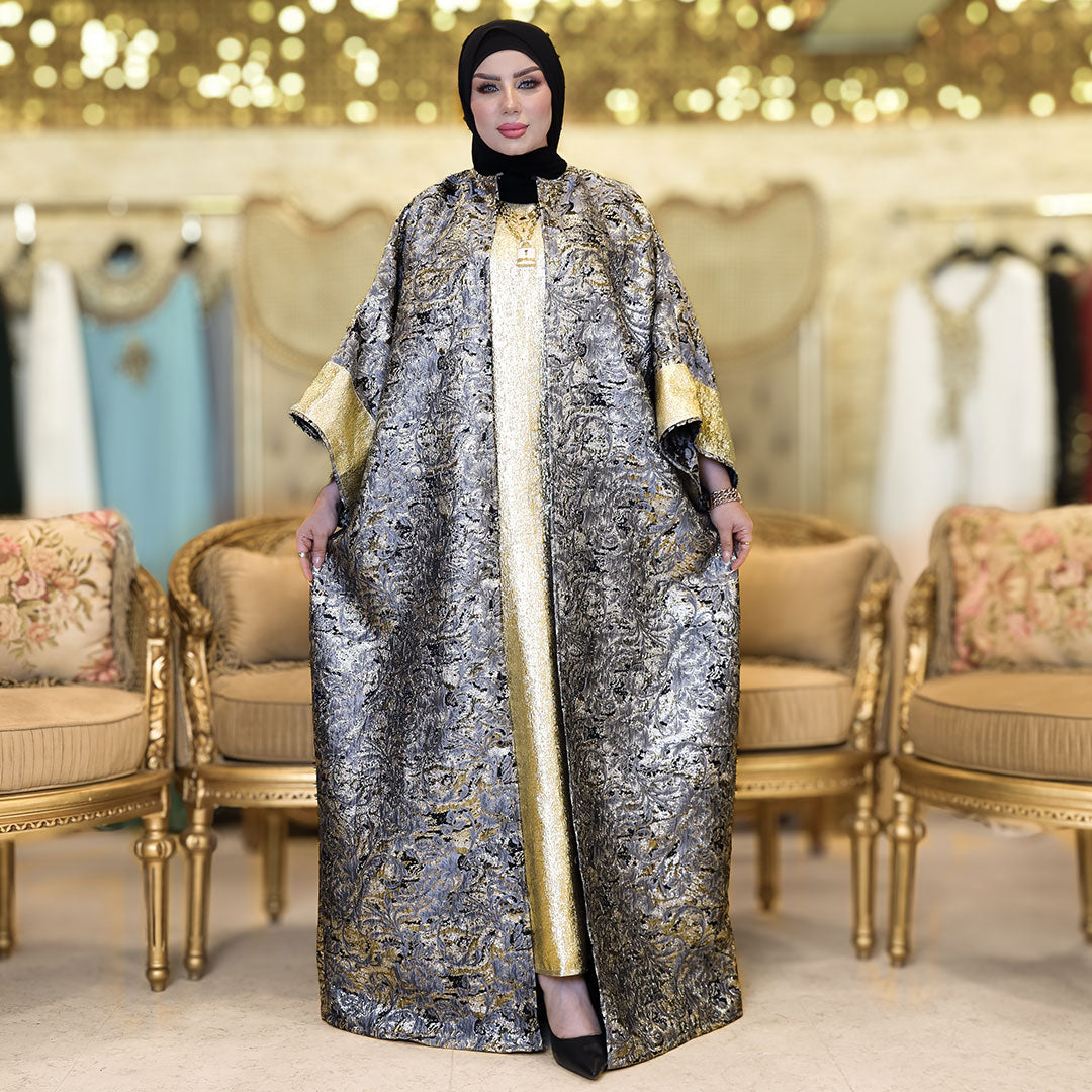 Brocade Soirée set (two-piece)