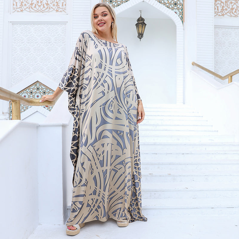 Dubai Jersey Jalabiya- Printed