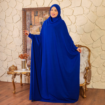 Practical  Bahraini prayer dress with headscarf- plain