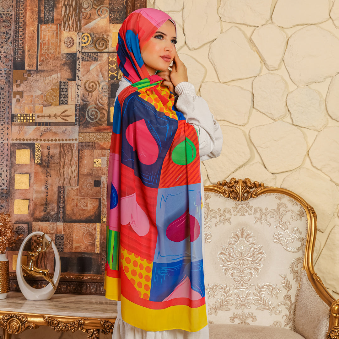 Chiffon Hijab -Printed