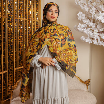 شيلة شيفون - مطبوع