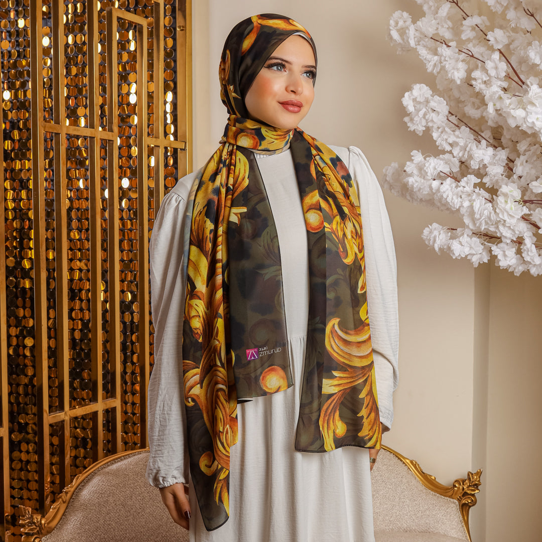 Chiffon Hijab -Printed
