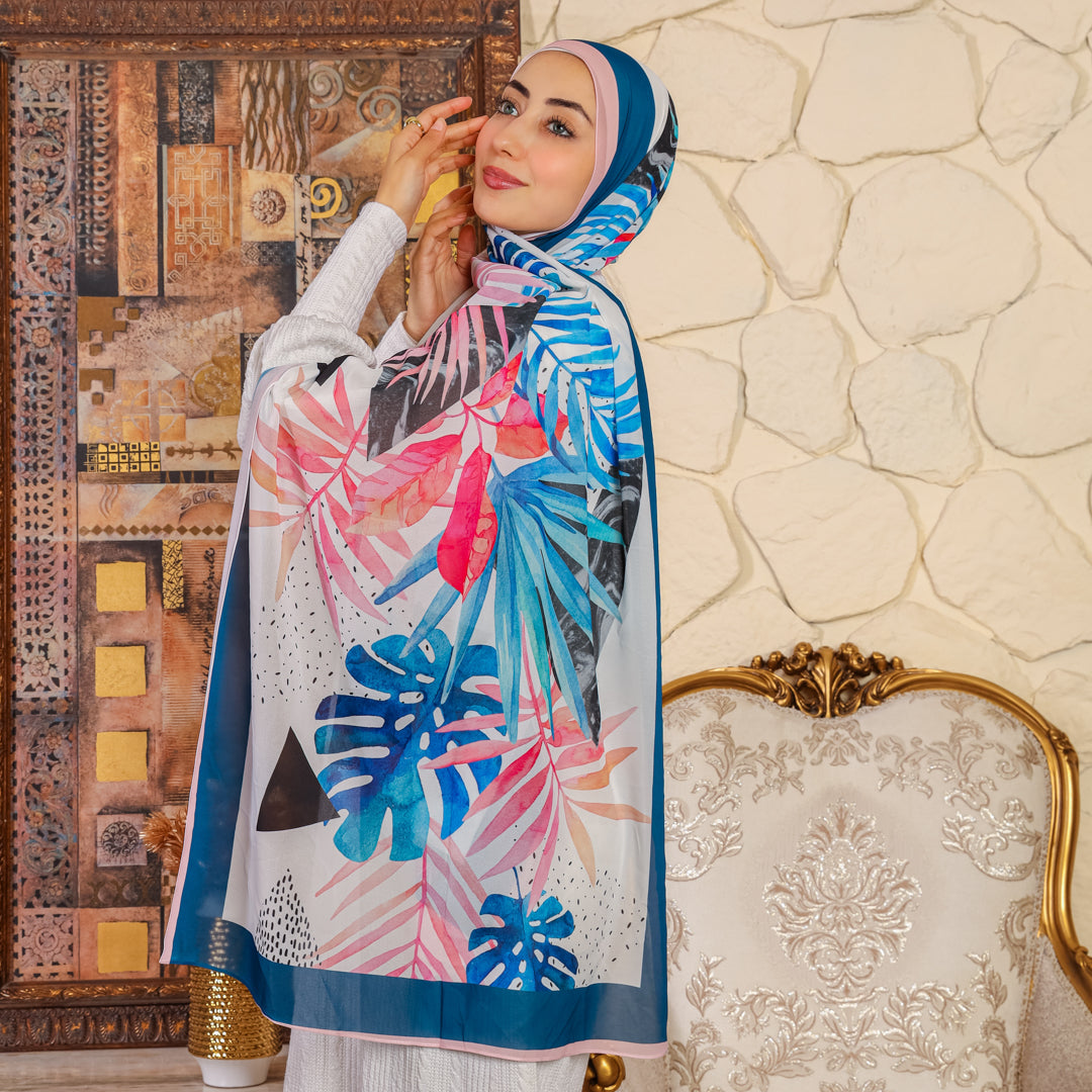 Chiffon Hijab -Printed
