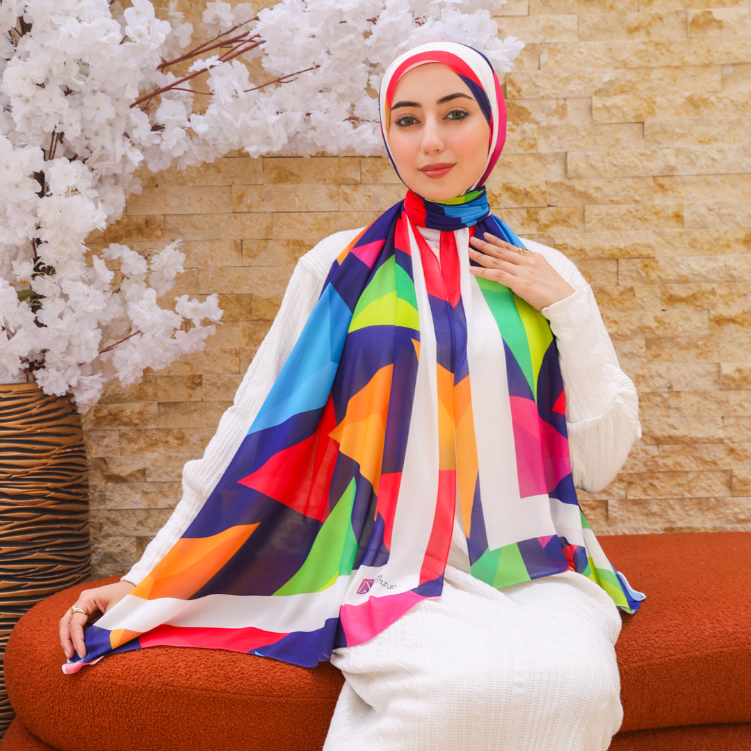Chiffon Hijab -Printed