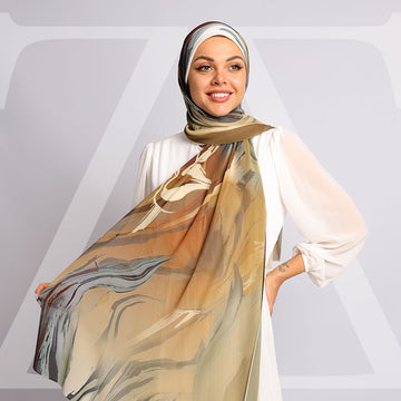 Chiffon Hijab -Printed