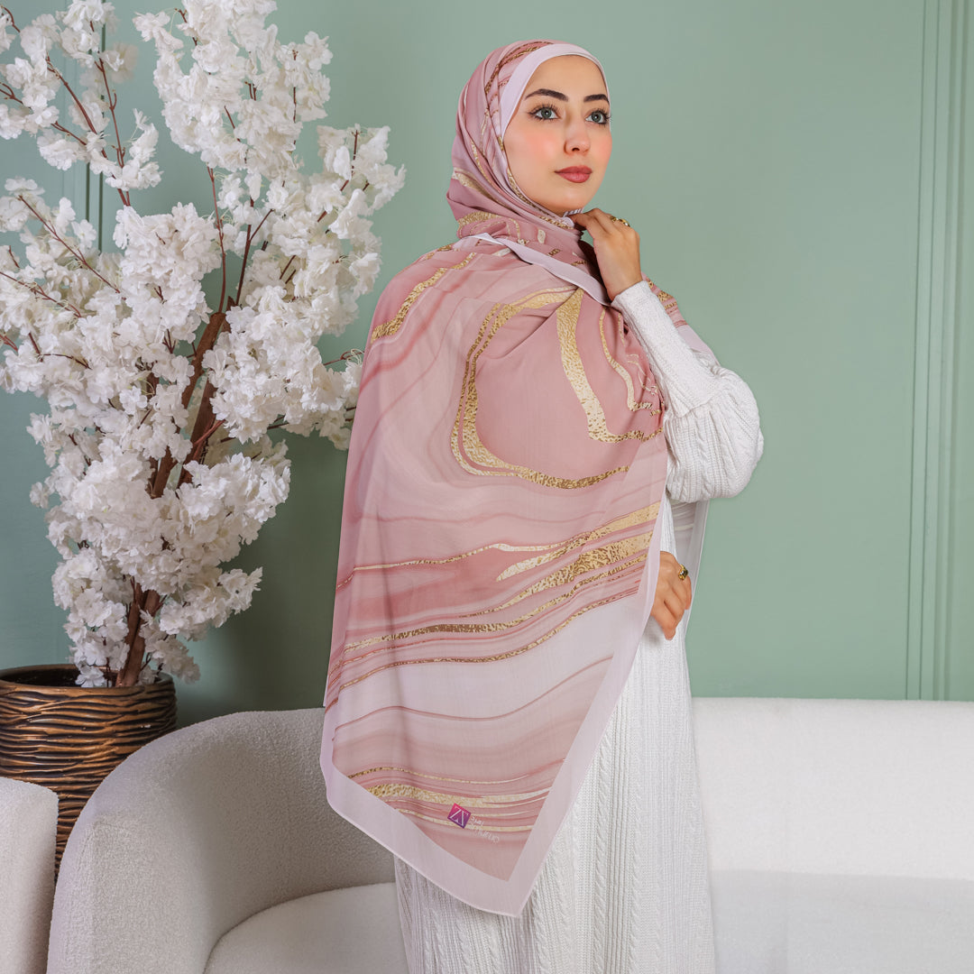 Chiffon Hijab -Printed
