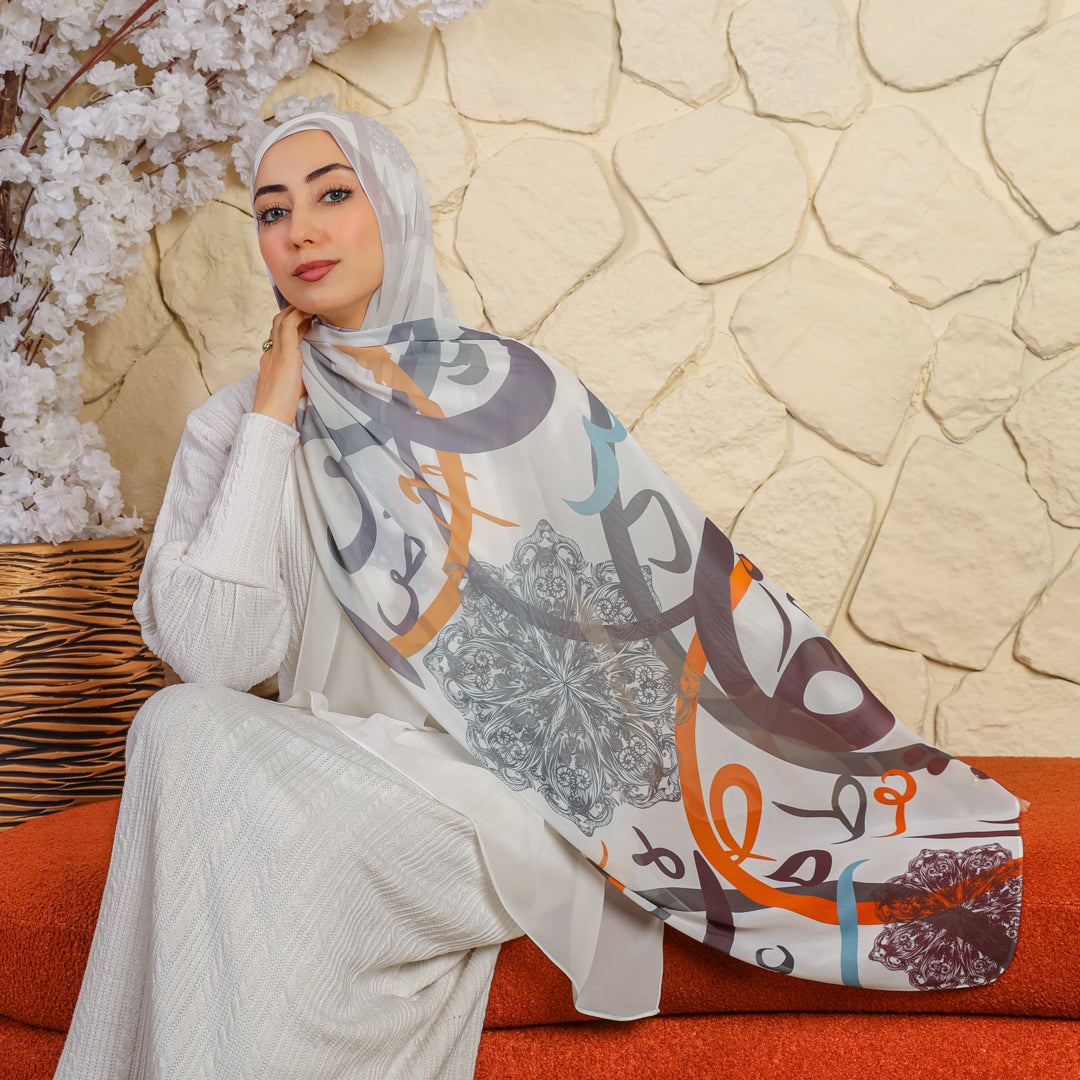 Chiffon Hijab -Printed
