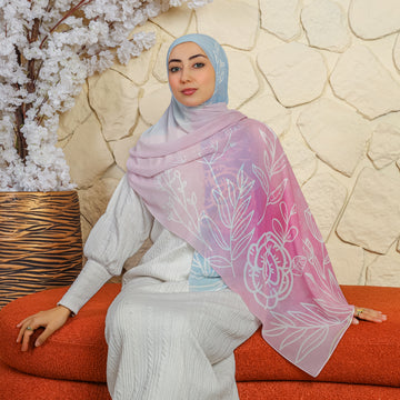 Chiffon Hijab -Printed