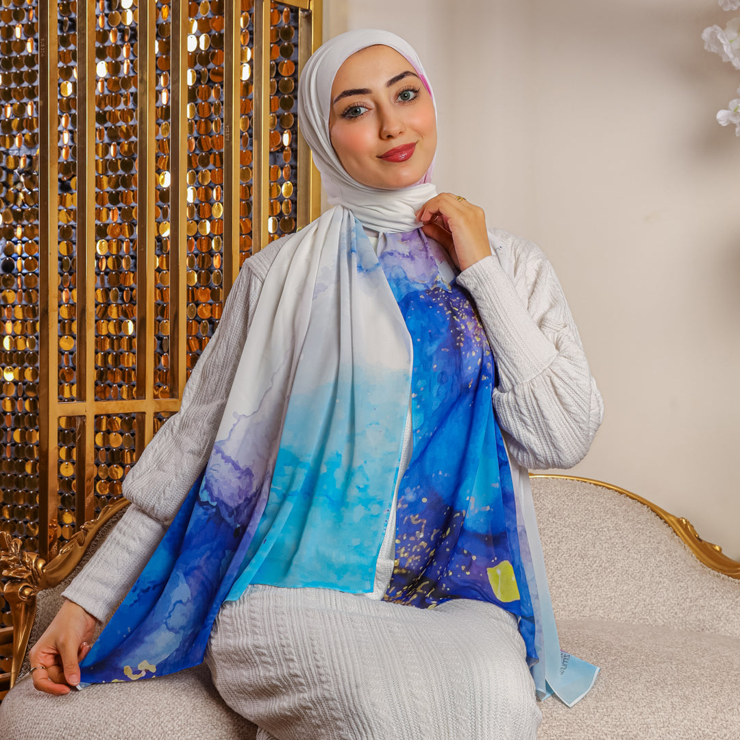Chiffon Hijab -Printed